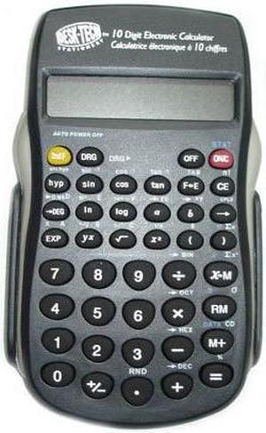 30785 - CALCULATOR SCIENTIFIC 10 DIGIT