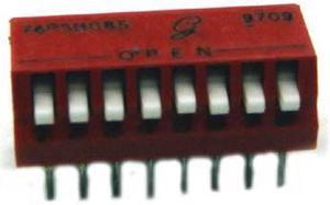 76PSB08S - DIP SWITCH PIANO 8SW 16PIN SLIDE