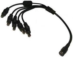 90506 - CAMERA POWER SPLITTER CABLE 1 FEM TO 5 MALE/2.1X5.5MM