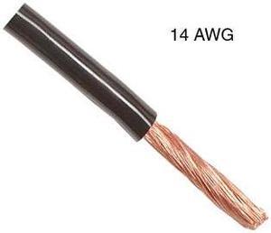 T0817-21-01 - WIRE STRANDED 14AWG 100FT BLACK TC PVC