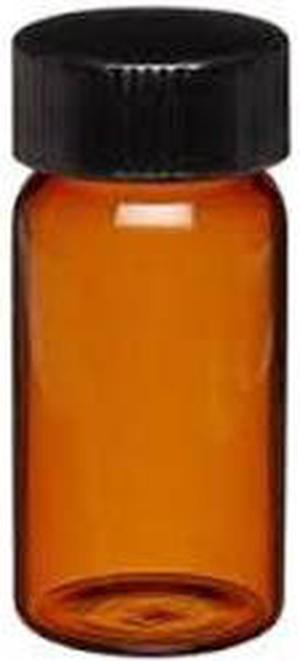 021887 - BOTTLE AMBER GLASS 4ML WITH CAP  (2 pcs/pkg)