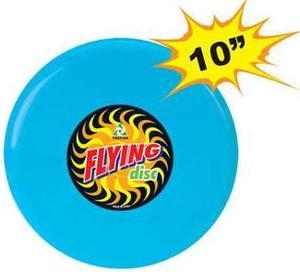 K2SF345 - FLYING DISC 10IN 4 ASSORTED COLOURS PACK OF 1