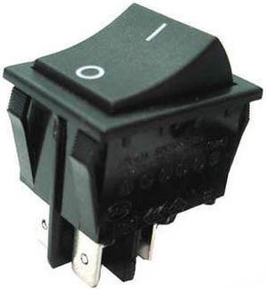 R210-1C5N-BBN-DP - ROCKER SWITCH 2P1T 16A ON-OFF 125VAC QT 22X30MM BLK