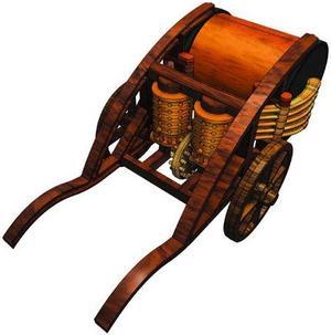 61001 - MECHANICAL DRUM LEONARDO DA VINCI MODEL KITS