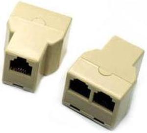 Z-CRCP270N - MODULAR T ADAPTER 6P4CJKX2 6P4CJ BEIGE