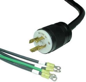 3015P-AM28 - POWERCORD PLUS PLUG 4C/10AWG