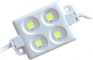 BJXN-3722B - LED LAMP MODULE 12V WHITE 5050 4LED WATERPROOF 2W 20LM/LED