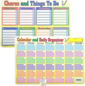 PLP-CAL-1 - PLACEMAT CALENDER AND DAILY ORGANIZER CHORES AND THINGS TO DO