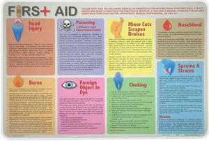 PLP-AID-1 - PLACEMAT FIRST-AID