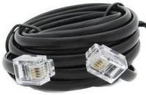 279-0338 - MODULAR CABLE 6P4C M/M 25FT BLK