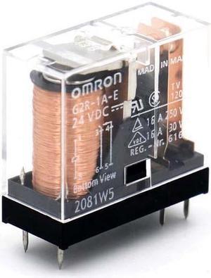 G2R-1A-E-DC24 - RELAY DC 24V 1P1T 16A 6P PCMT NO 16A/250VAC/30VDC