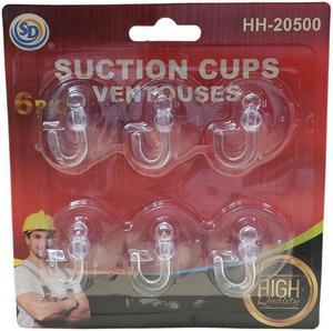 HH-20500 - HOOK SUCTION CUP  (6 pcs/pkg)