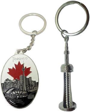 KC-104 - CANADA SOUVENIR KEYCHAIN ASSORTED DESIGN