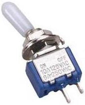 2750324 - TOGGLE SWITCH 1P1T 10A ON-OFF 125VAC TH SOL W/COVERS 6MM HOLE