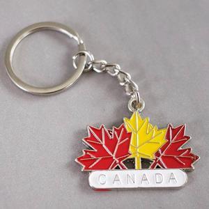 01-0123 - CANADA SOUVENIR 3LEAF KEYCHAIN