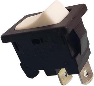 SHA-1401 - ROCKER SWITCH 1P1T 10A ON-OFF 250VAC QT 13X20MM ACTU WHITE