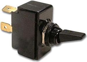 6GA5B-D-4B-B - TOGGLE SWITCH MOM 1P1T 15A (ON)- OFF 15A/125VAC THR PLASTIC HANDL