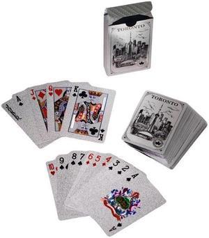 02897 - SILVER DECK OF CARDS- TORONTO