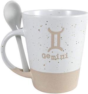 V24-233 - GEMINI ZODIAC MUG W/SPOON