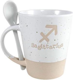 V24-239 - SAGITTARIUS ZODIAC MUG W/SPOON