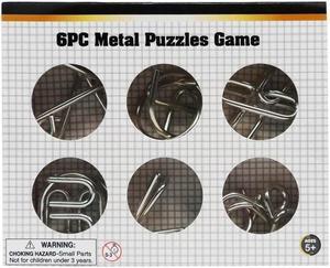 2471 - METAL PUZZLES GAME 6PCS