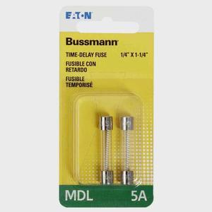 BP/MDL-5 - FUSE SB 5A 250V 6.3X32MM GLASS  (2 pcs/pkg)