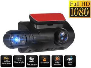 CE-DVR-H11 - DASH CAMERA 1080P DUAL LENS 3IN IPS DISPLAY OUTSIDE AND INSIDE