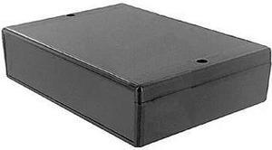 K-LH64-130 BLK - PROJECT BOX 5.9X4.1X1.5IN PLAS BLACK WITH PANEL