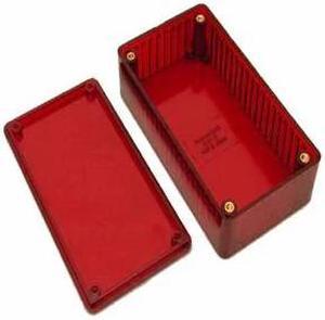 1591DTRD - PROJECT BOX 5.9X3.2X2IN PLAS RED