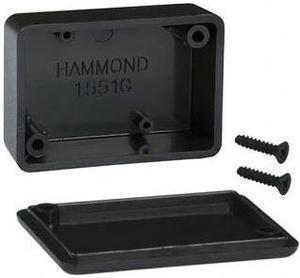 1551GBK - PROJECT BOX 2X1.4X.8IN PLAST BLK