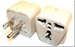 WA-5 - TRAVEL ADAPTER 3P NORTH AMERICAN PLUG TO UNIVERSAL JACK