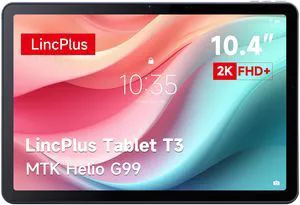 LincPlus T3 10.4" Android Tablet, 2K IPS Display, MediaTek Helio G99 Octa-Core, 8GB RAM, 128GB UFS 2.2, 1TB Expandable, 7000mAh Battery, WiFi, GPS LincPlus T3 10.4" Android Tablet, 2K IPS Display, MediaTek Helio G99 Octa-Core, 8GB RAM, 128GB UFS 2.2, 1TB Expandable, 7000mAh Battery, WiFi, GPS