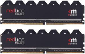 Mushkin REDLINE - DDR4 UDIMM - 288-pin  Desktop Ram - Non-ECC -  FROSTBYTE Heatsink (MRC4U)