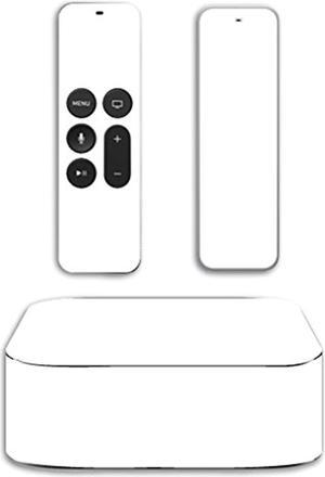 Skin Compatible With Apple Tv 4K  4Th Gen 20192015 Wrap Cover Sticker Solid White