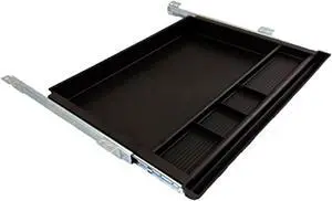 Pencil Drawer By Underdesk Drawer 23 Inch Wide - Ball-Bearing Slides - Black