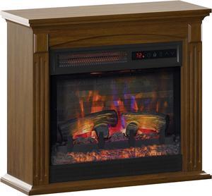 duraflame® Wall Mantel with Infrared Quartz Electric Fireplace and Crackling Sound