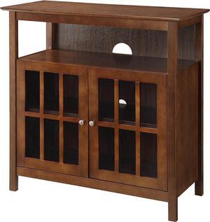 Convenience Concepts Designs2Go 3-Tier Big Sur Highboy TV Stand, 36" L x 15.5" W x 35.5" H, Espresso