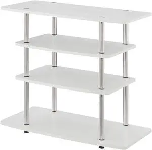 Convenience Concepts Designs2Go Tools Highboy TV Stand, White