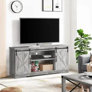 Amyove 12 TV Stand, 58 inch, Grey