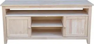 International Concepts TV Stand with 2 Doors, 1 Shelf and 2 Cabinets