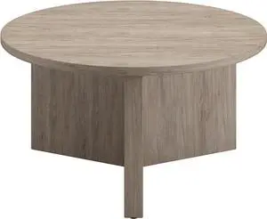 Henn&Hart Anders Coffee Table, 32" Wide,Grey