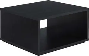 Convenience Concepts Northfield Admiral Square Coffee Table, Black