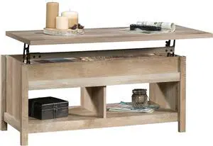 Sauder Cannery Bridge Lift Top Coffee Table, Lintel Oak finish
