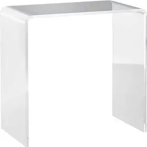 HOMCOM 21" Acrylic Coffee Table 0.5" Thick Center Table Modern Clear HOMCOM 21" Acrylic Coffee Table 0.5" Thick Center Table Modern Clear