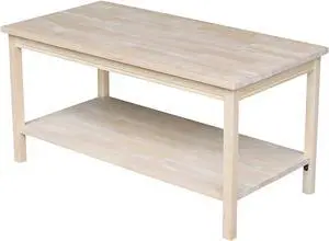 International Concepts Portman Coffee Table Unfinished