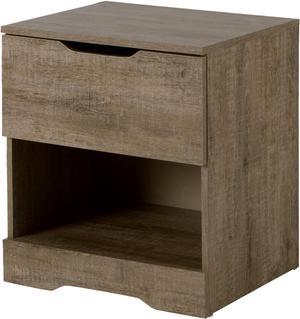 South Shore Holland 1Drawer Nightstand Weathered Oak 2225 in x 17 in x 1975 in