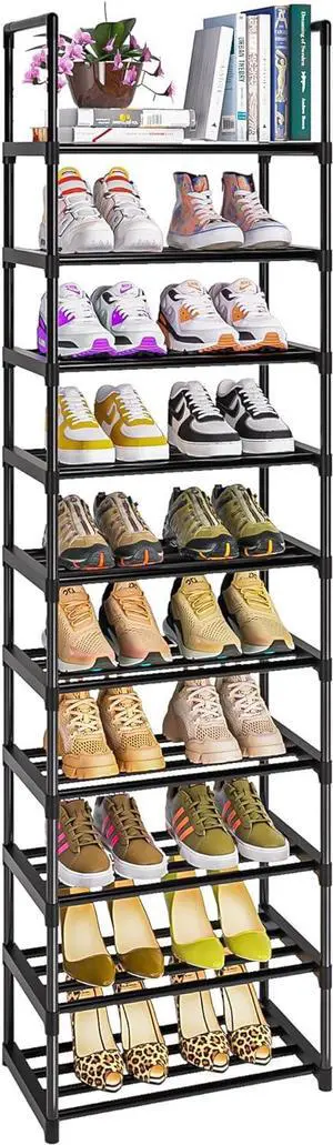 OYREL Shoe Rack - Sturdy Metal Shoes Storage Organizer for Closet, Entryway OYREL Shoe Rack - Sturdy Metal Shoes Storage Organizer for Closet, Entryway