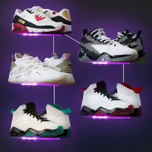 Forzacx Floating Shoe Display Shelf with Lights Set of 5, Glow Color Changing Sneaker Shelf- Display Your Top Shoes, Sturdy Levitating Shoe Wall Shelf Easy to Install, for Bedroom, playroom etc Forzacx Floating Shoe Display Shelf with Lights Set of 5, Glow Color Changing Sneaker Shelf- Display Your Top Shoes, Sturdy Levitating Shoe Wall Shelf Easy to Install, for Bedroom, playroom etc