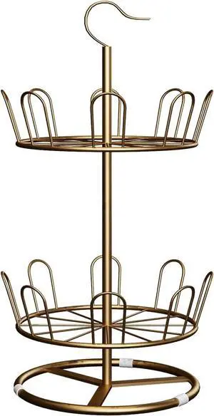 Round Revolving Shoe Tree Rack,Circular Rotating Shoe Rack Tower(Gold) Round Revolving Shoe Tree Rack,Circular Rotating Shoe Rack Tower(Gold)