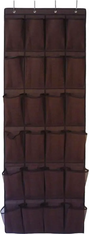 Roomganize Large Over the Door Shoe Organizer for Mens Sneakers (Bison brown) Roomganize Large Over the Door Shoe Organizer for Mens Sneakers (Bison brown)